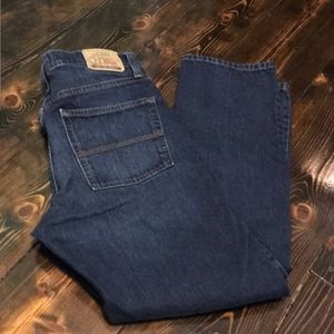 L.L. Bean Dark Blue Jeans. Straight Fit 33x30